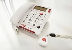 Flash Sale 🔔 First Alert Big Button Phone With Safety Pendant by Spectra Merchandising International, Inc. 🌟