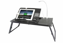 Wholesale ❤️ Laptop and Tablet Tray with Built-In Charger by Sharper Image 😍 -Electronics Elegant Store 204819 z3