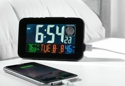 Coupon 🔔 Phone Charging Atomic Alarm Clock by LaCrosse Technology, Ltd. 🧨