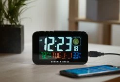 Coupon 🔔 Phone Charging Atomic Alarm Clock by LaCrosse Technology, Ltd. 🧨 -Electronics Elegant Store 205314 z3