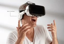 Best deal 🎉 Bluetooth VR Headset with Earphones by Sharper Image ❤️ -Electronics Elegant Store 205979 z6