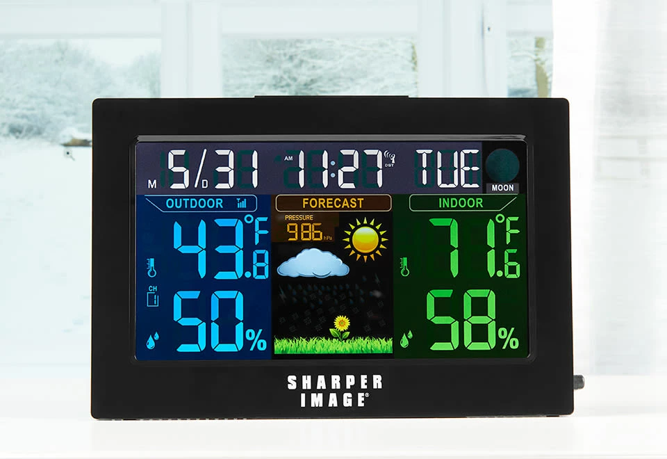 Top 10 ✔️ Color Weather Station by Sharper Image 👍 1 Top 10 ✔️ Color Weather Station by Sharper Image 👍
