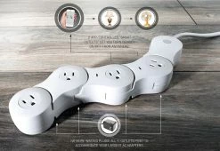 Cheapest 🧨 Control From Anywhere Pivoting Power Strip by Viatek Consumer Products Group 😍