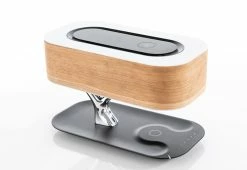 Hot Sale 👍 Bonsai Bluetooth Speaker Lamp with Wireless Charging Pad by Sharper Image ⌛ -Electronics Elegant Store 206423 z3