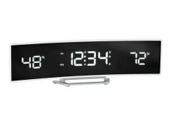 Brand new 🔔 Executive Curved LED Clock by LaCrosse Technology, Ltd. 🤩 -Electronics Elegant Store 206488 z4
