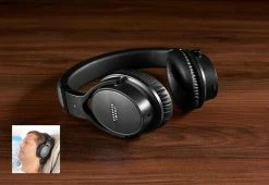 Discount 🛒 Noise Cancelling Bluetooth Headphones by Sharper Image 🔔