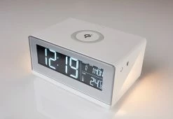 New 👏 Wireless Charging Alarm Clock by Sharper Image 🧨 -Electronics Elegant Store 207134 z3