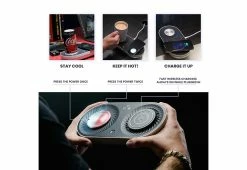 Deals 🎁 Heating/Cooling Beverage Base with Wireless Charging by Truffle, LLC 🧨 -Electronics Elegant Store 207196 z4