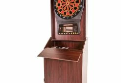 Promo 🎁 Electronic Arcade Dartboard Cabinet with Cricket Pro by Escalade Sports 🧨 -Electronics Elegant Store 207213 z5