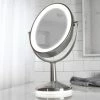 Outlet ✔️ Cordless LED Oval Mirror by Zadro Products, Inc. 🧨
