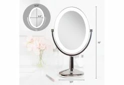 Outlet ✔️ Cordless LED Oval Mirror by Zadro Products, Inc. 🧨 -Electronics Elegant Store 207292 z12