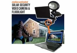 Coupon 🧨 Solar Security Video Camera and Floodlight by Maxsa Innovations ⭐ -Electronics Elegant Store 207311 z3