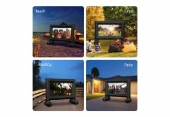 Best Pirce 🤩 Outdoor Inflatable Movie Screen by GoPlus (Costway) 😀 -Electronics Elegant Store 207758 z4