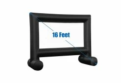 Best Pirce 🤩 Outdoor Inflatable Movie Screen by GoPlus (Costway) 😀 -Electronics Elegant Store 207758 z5