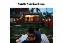 Best Pirce 🤩 Outdoor Inflatable Movie Screen by GoPlus (Costway) 😀 -Electronics Elegant Store 207758 z8