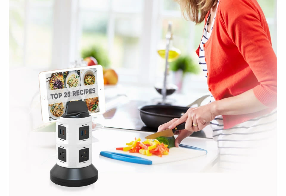 New π Powerstrip Tower and Phone Charger by E. Mishan & Sons/Emson π 1 New π Powerstrip Tower and Phone Charger by E. Mishan & Sons/Emson π