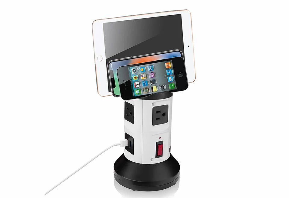 New π Powerstrip Tower and Phone Charger by E. Mishan & Sons/Emson π 2 New π Powerstrip Tower and Phone Charger by E. Mishan & Sons/Emson π - Image 2