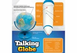 Flash Sale 🛒 Interactive Talking Globe by Thin Air Brands, LLC 😍 -Electronics Elegant Store 207987 z4