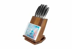 Hot Sale 🧨 Knife Block Set with Tablet Holder by Commonpath LLC DBA Ozeri 🤩 -Electronics Elegant Store 208108 z5