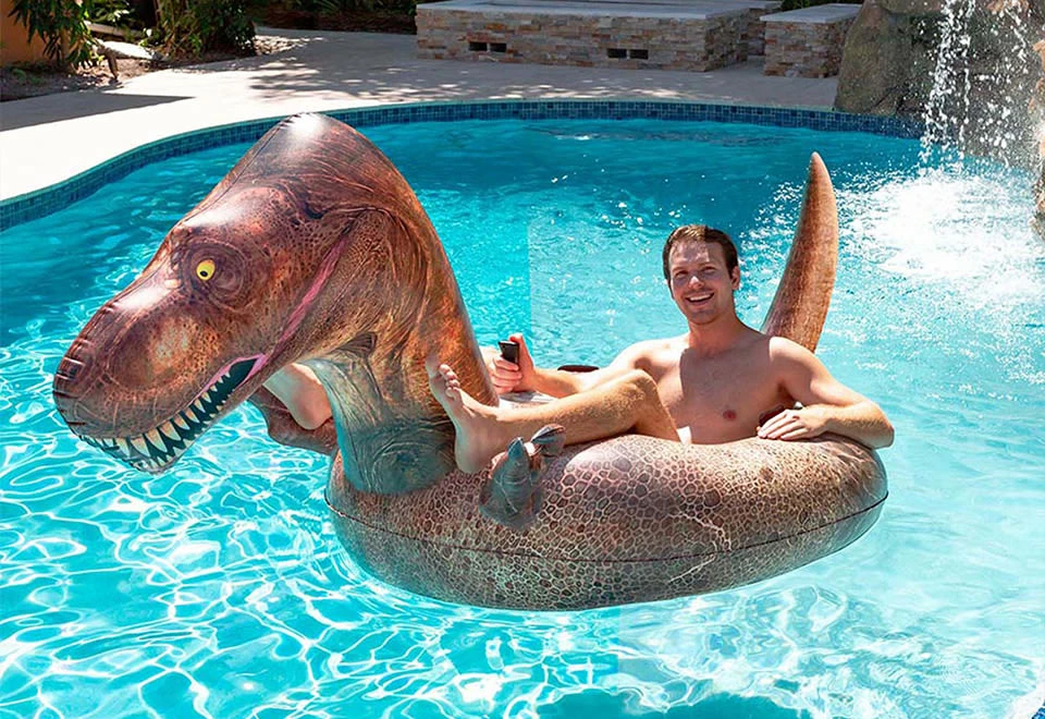Outlet π Motorized T-Rex Pool Float by B & D Group π 1 Outlet π Motorized T-Rex Pool Float by B & D Group π